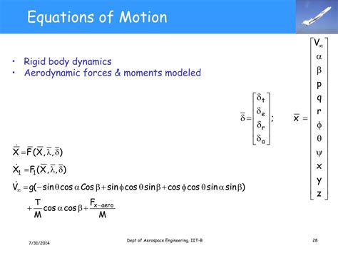 PPT - Flight Mechanics - Preliminaries PowerPoint Presentation, free download - ID:2712324