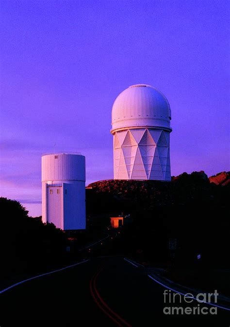 Telescope Domes At Kitt Peak Observatory Photograph by John Sanford/science Photo Library - Fine ...