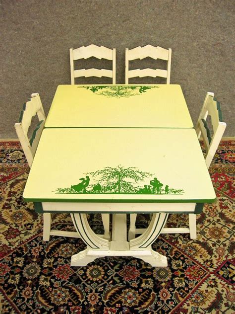 Woodside Estate Auction Collectible | Shabby chic kitchen table, Yellow ...