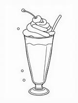 10  Free Milkshake Coloring Pages For Fun And Creativity sketch template