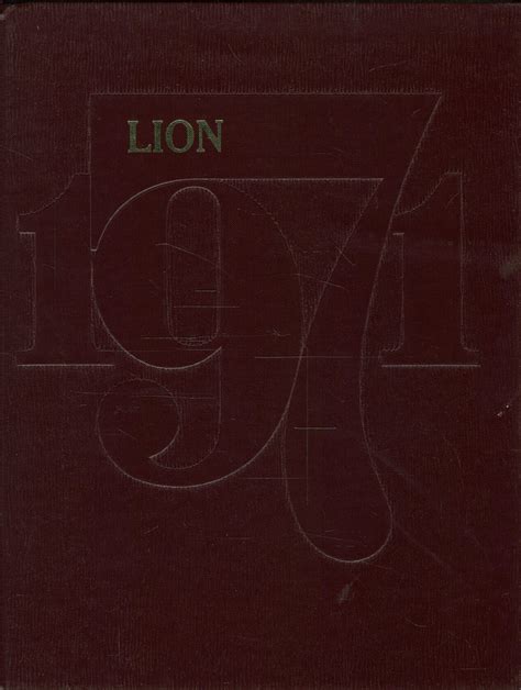 1971 yearbook from Ludlow High School from Ludlow, Massachusetts for sale