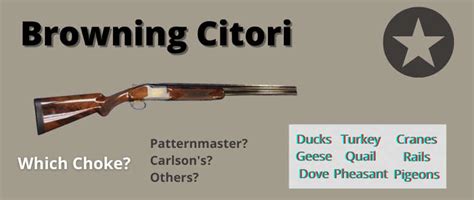 Best Chokes for the Browning Citori (You NEED These!) - WaterfowlChoke