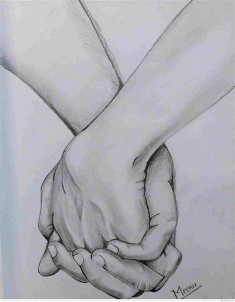 Drawings Of Couples Holding Hands - Drawing Word Searches