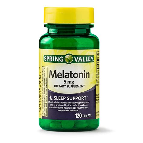 Melatonina 5mg - Spring Valley - Lolly Imports