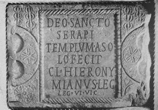 Roman Inscriptions in the RCHME - On History