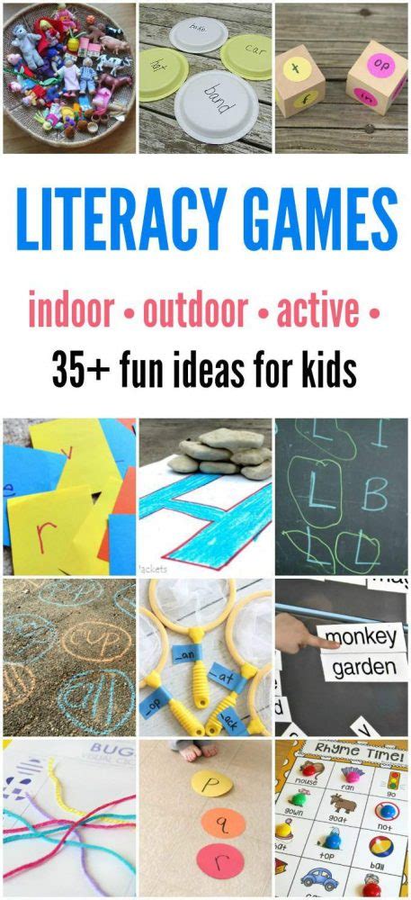 Literacy Games for Kids: Indoor and Outdoor Learning Fun!