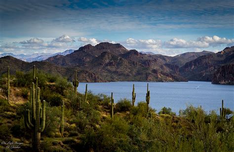 Saguaro Lake Photograph by Gerry Groeber