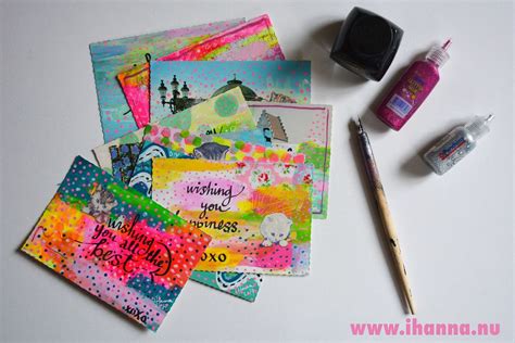 The DIY Postcard Swap - iHannas Blog | Diy postcard, Vintage postcards, Postcards diy