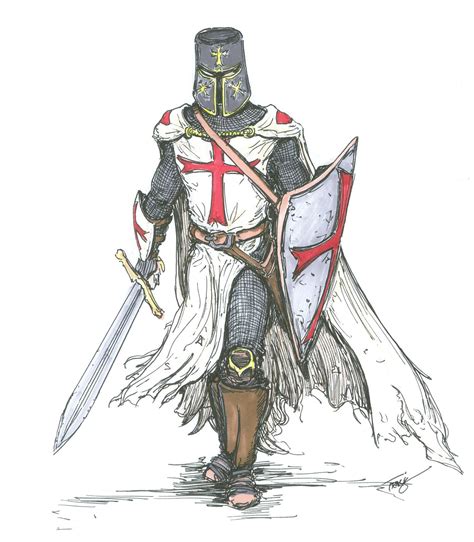 Medieval Knight Drawing at GetDrawings | Free download