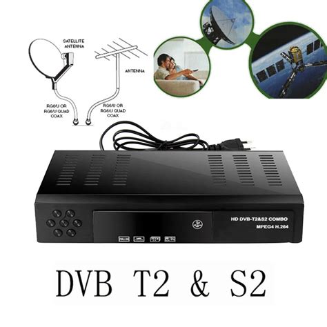 New MPEG4 DVB T2 dvb S2 HD Digital Terrestrial Satellite TV Receiver Combo DVB T2 S2 H.264 MPEG ...