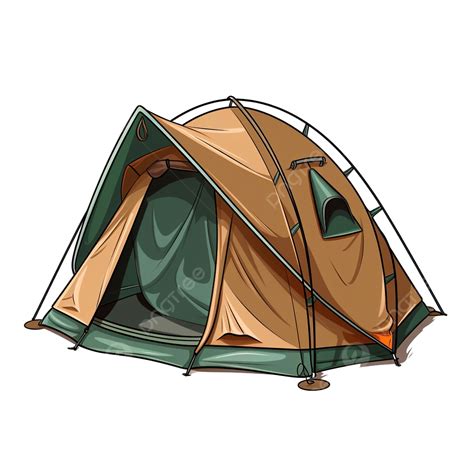 Camping Tent Cartoon, Camping Clipart, Cartoon Clipart, Tent Clipart PNG Transparent Image and ...