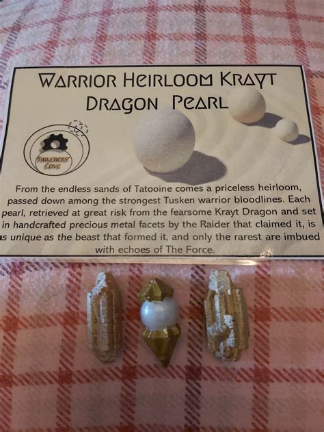 Custom Kyber Infused Krayt Dragon Pearl Warrior Heirloom | Etsy