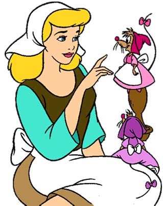 Cinderella, Mice and Birds Clip Art | Disney Clip Art Galore