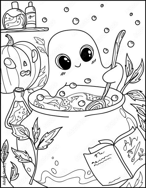 Halloween coloring pages, outline drawing, Halloween outline drawing ...