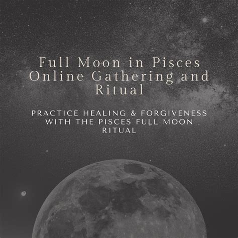 September Full Moon in Pisces Online Gathering & Ritual