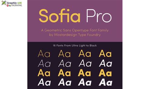 Sofia Pro Font – GraphicUX