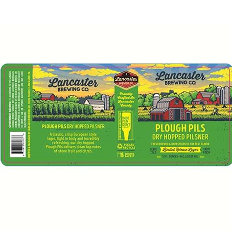 Lancaster Plough Pils Dry-Hopped Pilsner – CraftShack - Buy craft beer online.