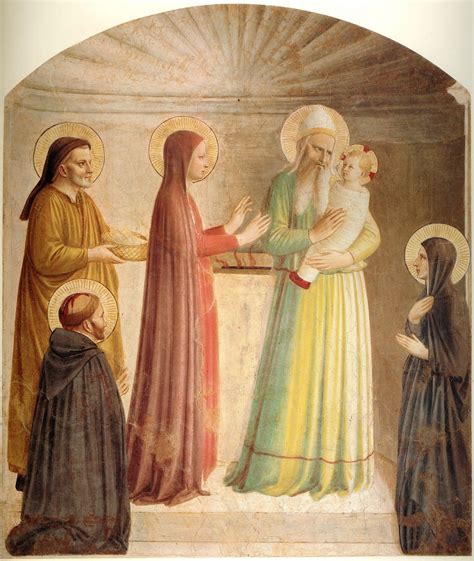 Fra Angelico.SanMarco.cell 10.Presentation in the temple