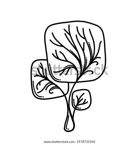 Tree Doodle Vector Icon Drawing Sketch Stock Vector (Royalty Free ...