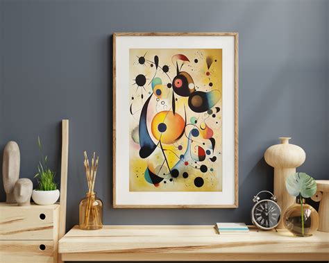 Joan Miro Art Print, Abstract Surrealism, Miro Poster, Miro Inspired ...