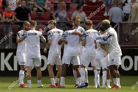 Fc Utrecht Players Wish Each Other Editorial Stock Photo - Stock Image ...