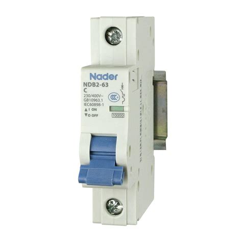 ASI 20 Amp 240Vac/60Vdc Miniature Circuit Breaker DIN Rail Mount-NDB2-63C20-1 - The Home Depot