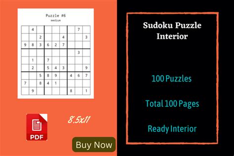 100 Sudoku Puzzles Graphic by RISE · Creative Fabrica