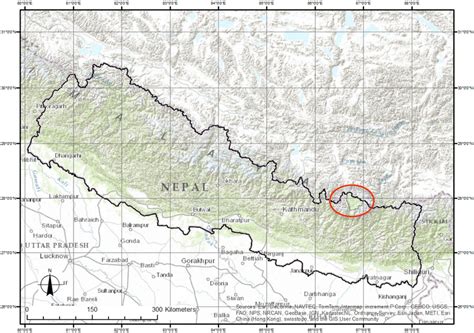 Location of the Khumbu region of Nepal. Source: ESRI, World Imagery... | Download Scientific Diagram