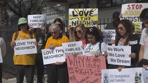 Dozens protest 'scheme' immigration partnership with local sheriffs | wtsp.com