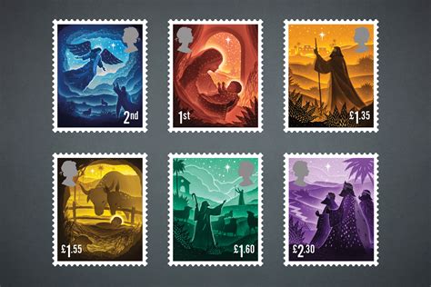 Royal Mail — Christmas 2019 Stamps – Charlie Smith Design