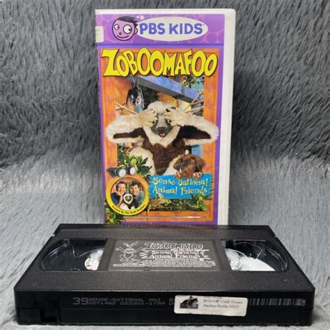 ZOBOOMAFOO SENSE-SATIONAL ANIMAL Friends VHS 2001 Clam Shell The Kratt ...