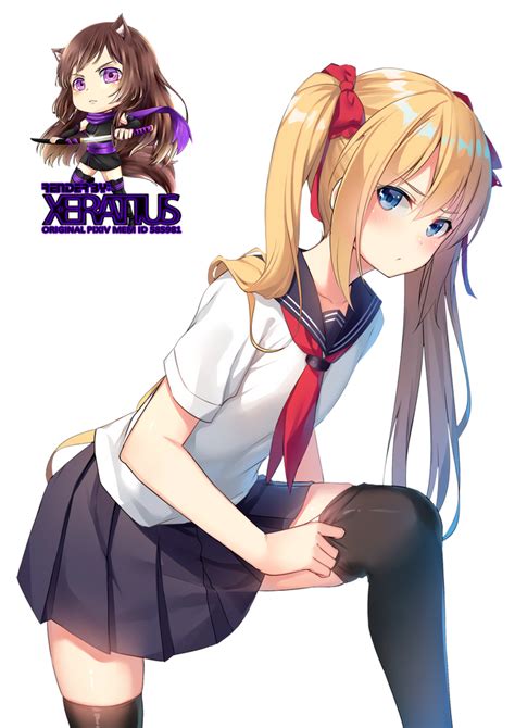 Anime Girl Render #1 by Xeratius on DeviantArt