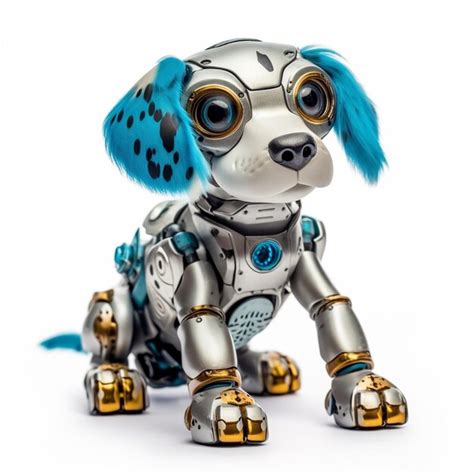 Premium AI Image | A robot dog toy that is made by robot.