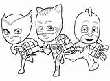 Coloriage Pyjamasques à Imprimer  ColoringOnly sketch template