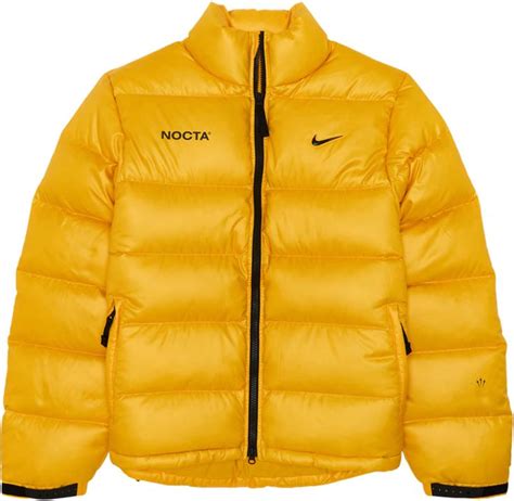 Nike x Drake NOCTA Sunset Puffer Jacket Yellow | Jackets, Puffer jackets, Puffer