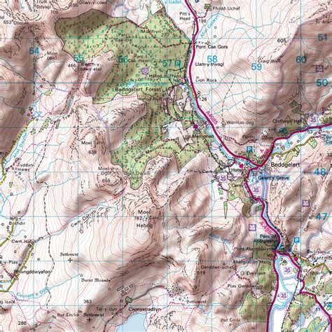 Snowdonia National Park - Map Poster from Love Maps On...