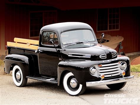 1948, Ford, F1, Pickup, Black, Classic, Old, Vintage, Usa, 1600x1200 01 ...