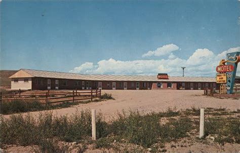 Corral Motel Harlowton, MT Postcard