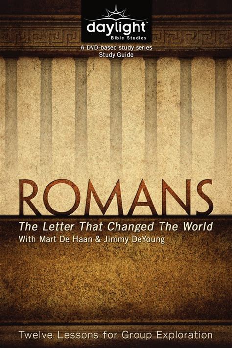 Bible Study Guide For The Book Of Romans - Study Poster