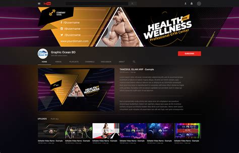 Youtube cover art on Behance