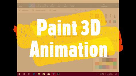 Paint 3d animation - YouTube