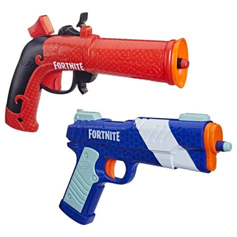 2 Pistolets Nerf Fortnite Nerf : King Jouet, Nerf et jeux de tirs Nerf