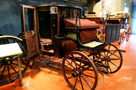 Brougham carriage by Brewster & Co. at El Pomar Carriage Museum. Colorado Springs, CO.