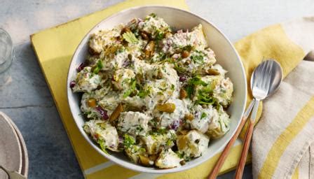 Potato salad with lovage recipe - BBC Food