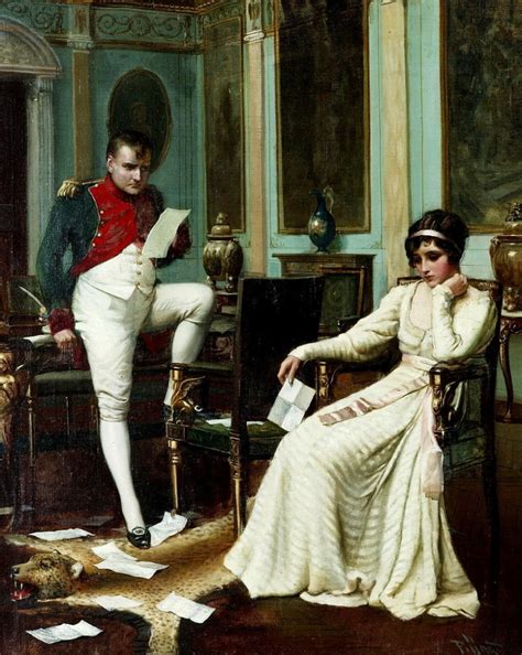 Napoleon and Josephine Painting | Harold Hume Piffard Oil Paintings