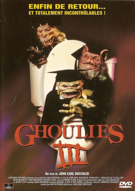 Ghoulies III (1991) | Carteles de películas, Peliculas, Comedia