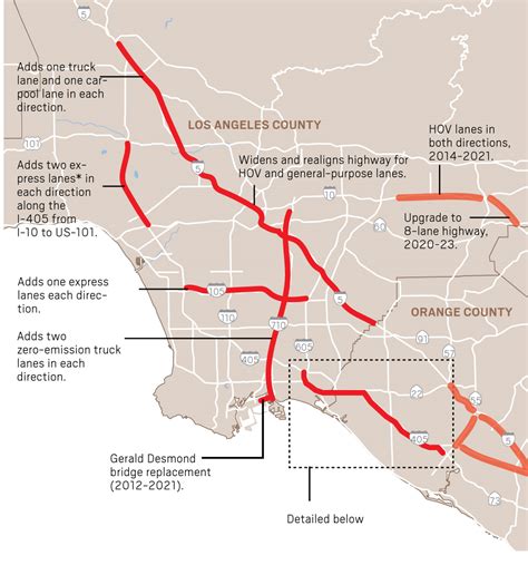 Here are the major highway improvement projects happening in Southern California through 2023 ...