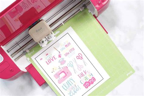 Cricut Print Then Cut Stickers Tutorial | Sweet Red Poppy