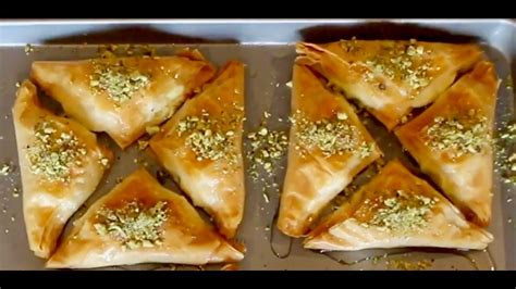 ‫طريقة عمل وربات بالقشطة (How to make warbat(cream filled baklava ...