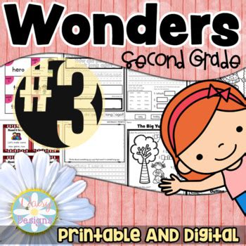 Second Grade Wonders - Unit 3 by Daisy Designs | TpT